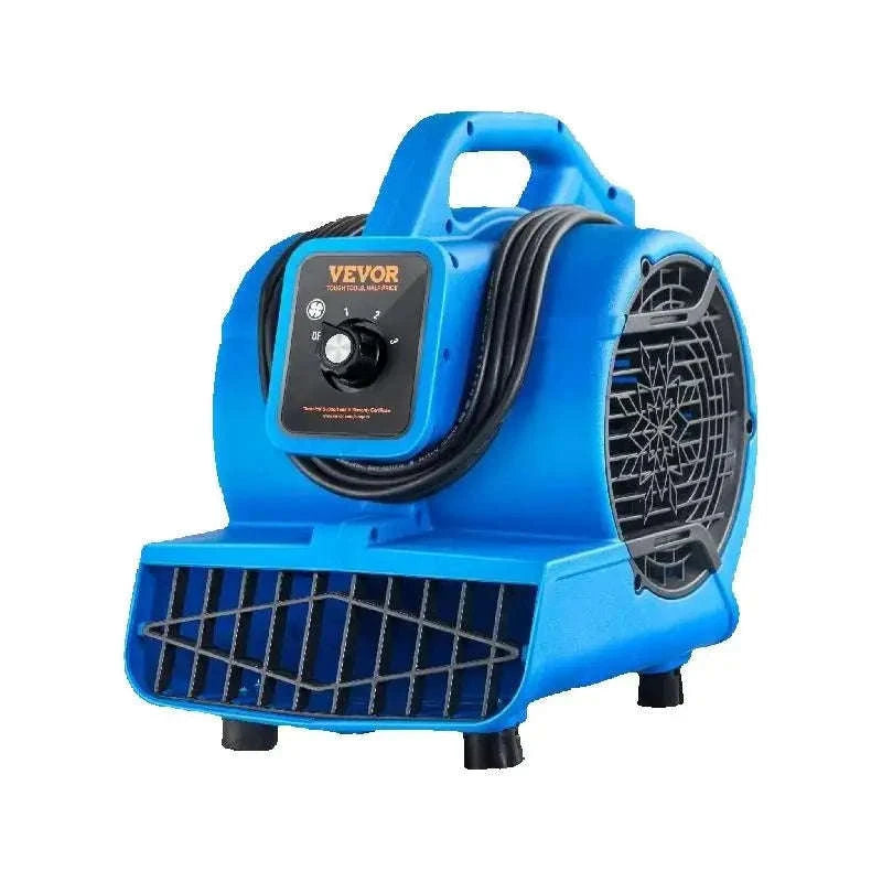 Floor Blower 1360 RPM 600 CFM Air Mover for Drying and Cooling-1550 RPM 730W / United States