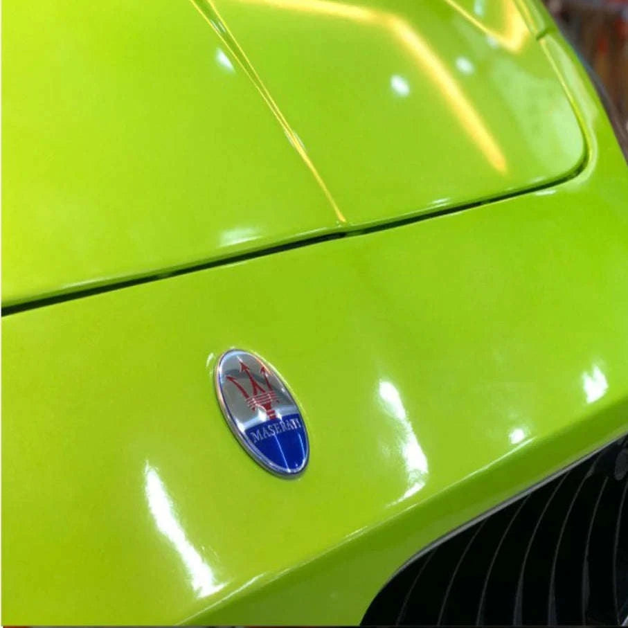 Fluorescent Yellow Glossy Vinyl Wrap Film-PINK / 30CM X 152CM