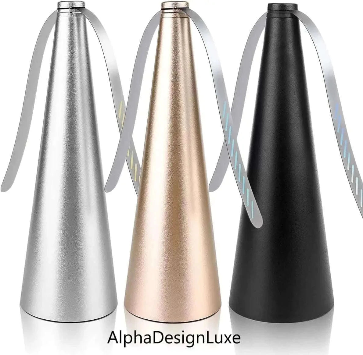 Fly Fan for Tables with Soft Blades, Quiet Airflow for Meals-black-battery