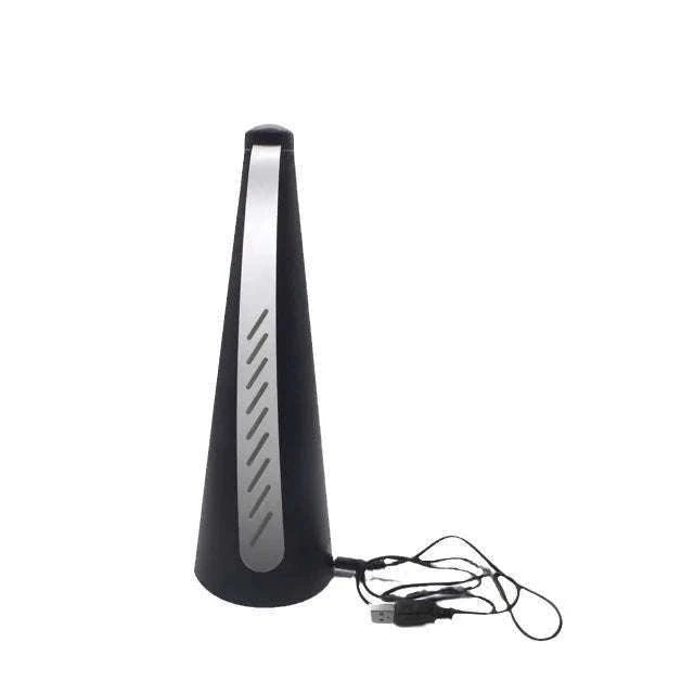 Fly Fan for Tables with Soft Blades, Quiet Airflow for Meals-black-battery
