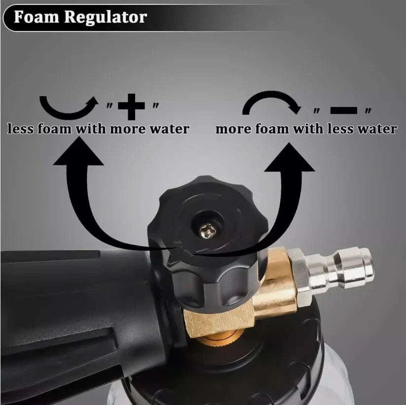 Foam Cannon Car Wash Gun with Bottle for Pressure Washers-black / United States
