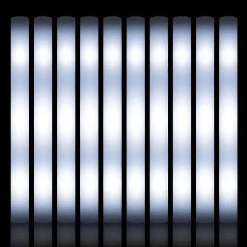Foam Glow Sticks 30-Pack LED Flashing Batons-30Pcs MIX COLOR