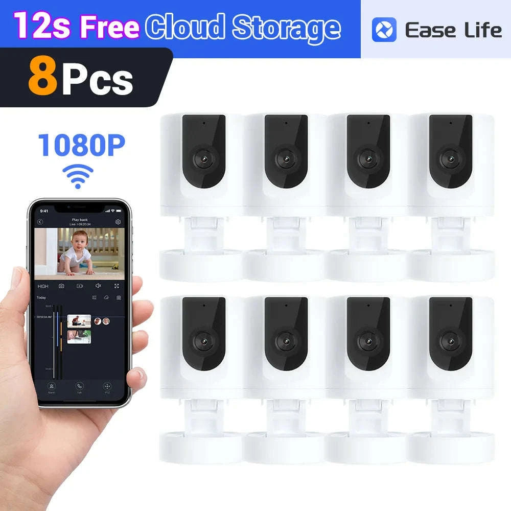 Foldable 1080P Pet Camera with Two-Way Audio-k11-4 / USB / spain