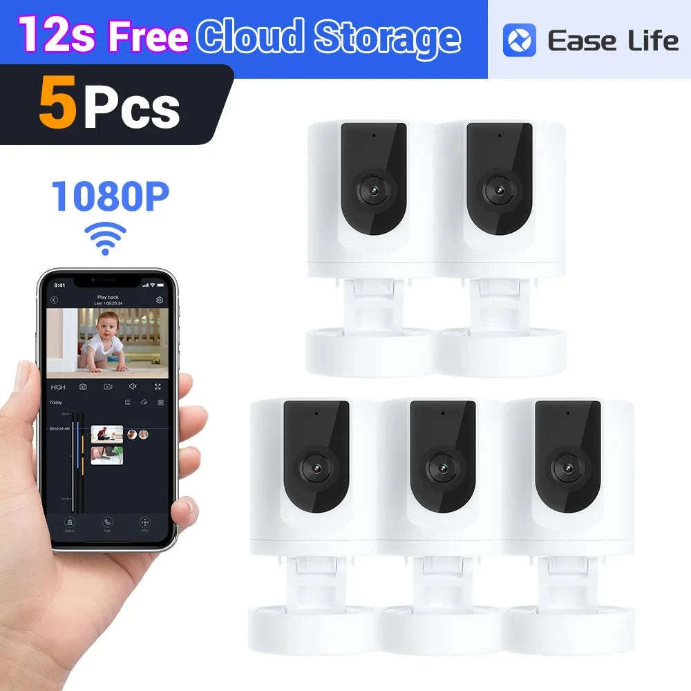 Foldable 1080P Pet Camera with Two-Way Audio-k11-4 / USB / spain