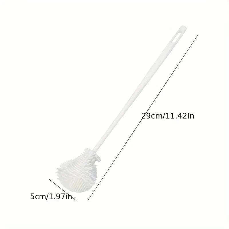 Foldable 360° Silicone Bottle Brush for Deep Cleaning-1pc