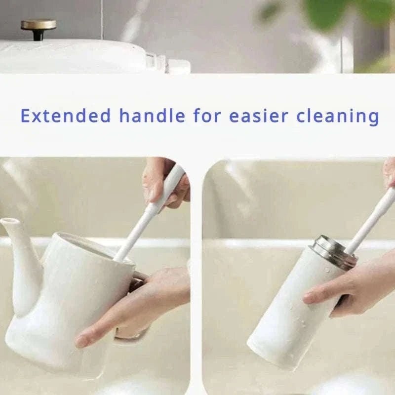 Foldable 360° Silicone Bottle Brush for Deep Cleaning-1pc