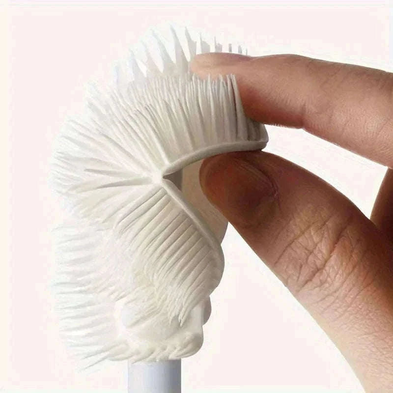 Foldable 360° Silicone Bottle Brush for Deep Cleaning-1pc
