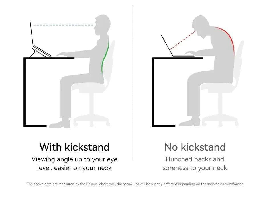 Foldable Adjustable Laptop Stand with Cooling and Portable Design-