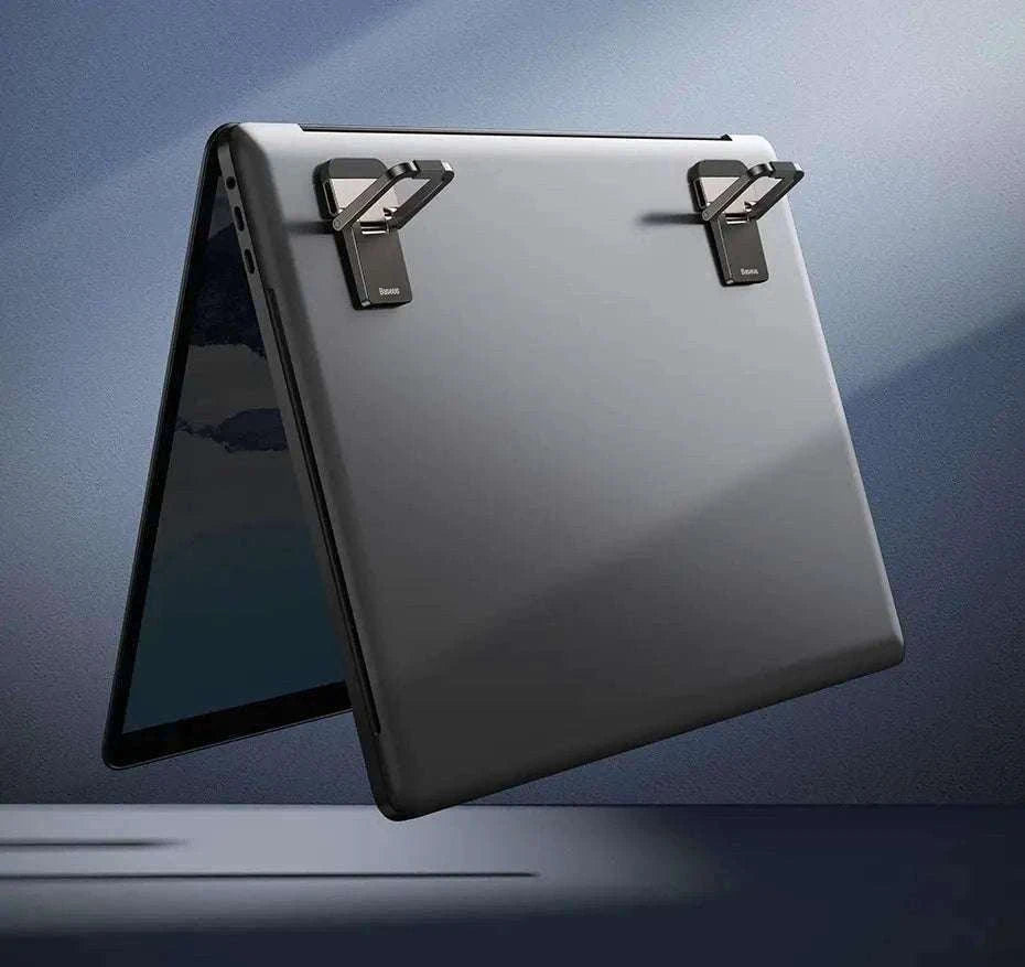 Foldable Adjustable Laptop Stand with Cooling and Portable Design-Sliver