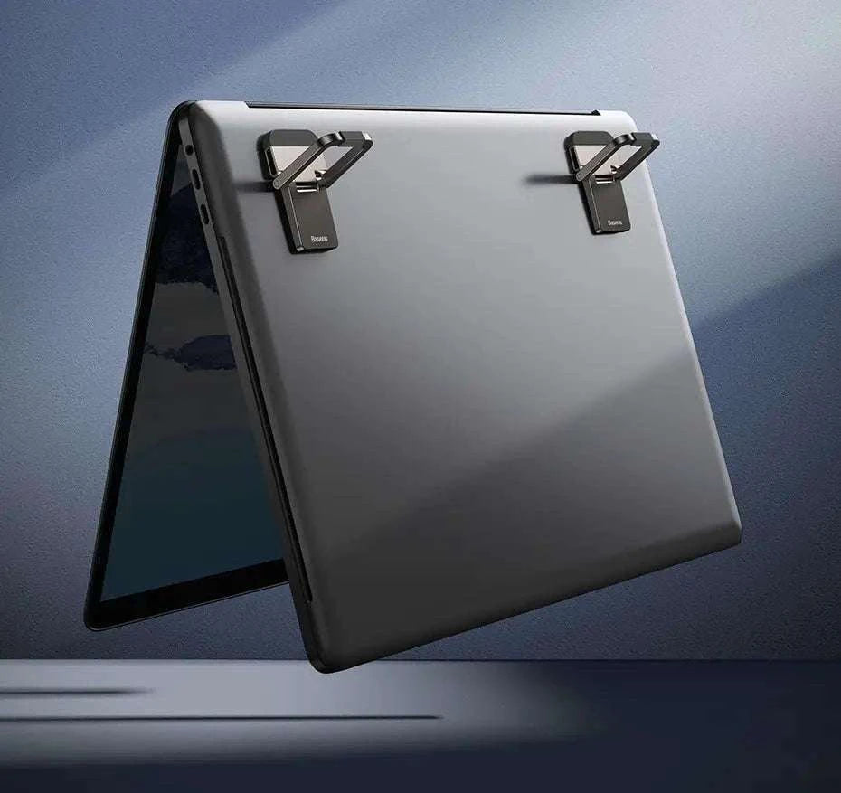 Foldable Adjustable Laptop Stand with Cooling and Portable Design-Sliver