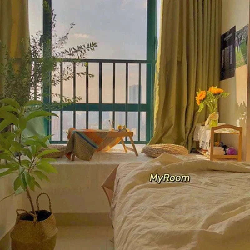 Foldable Bamboo Laptop Desk Bed Tray with Storage 50cm-yellow
