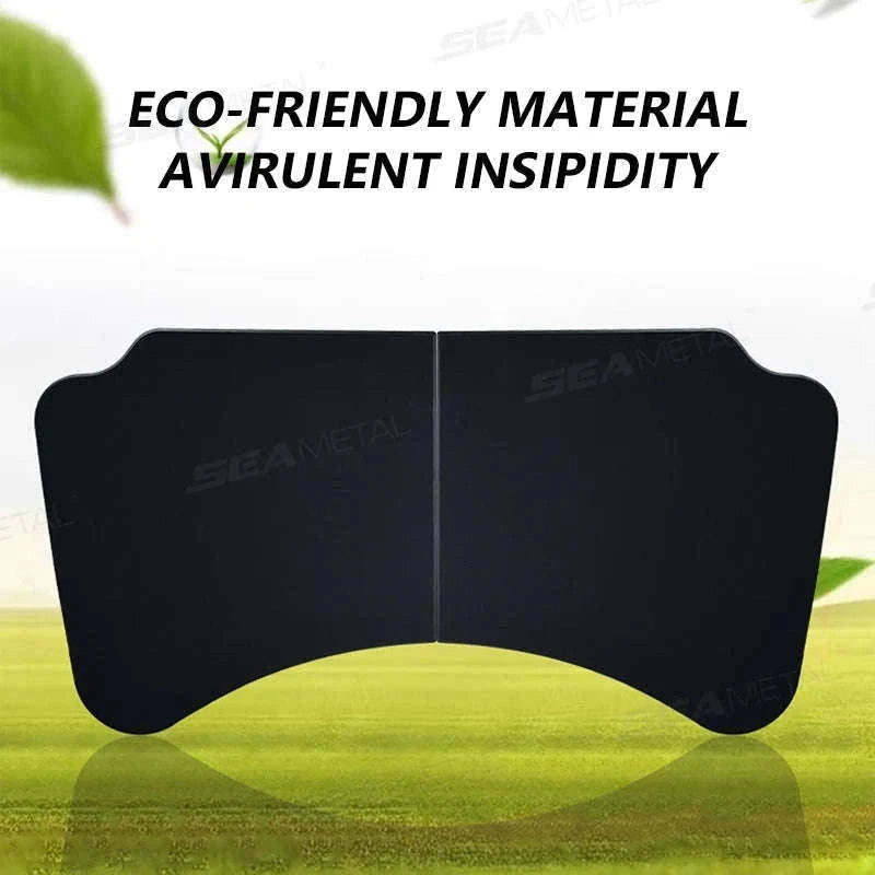 Foldable Car Tray Table for Laptop and Dining-Black