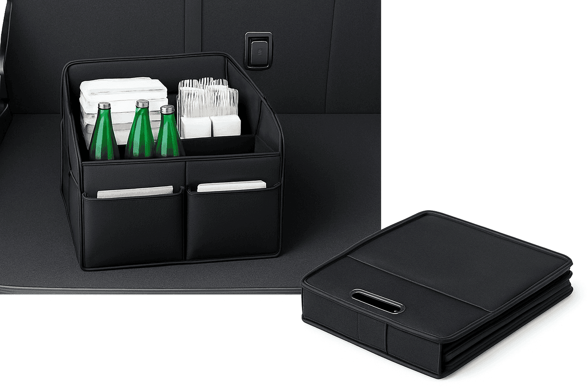 Foldable Car Trunk Organizer with 6 Pockets, 22.5L-1pc