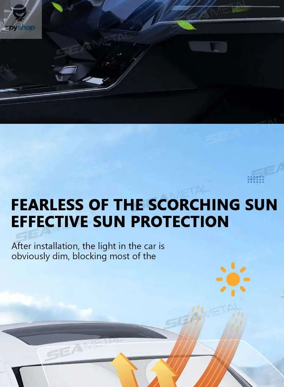 Foldable Car Windshield Sun Shade – Heat-Reducing, UV-Blocking, Easy-Fold Design-Size S