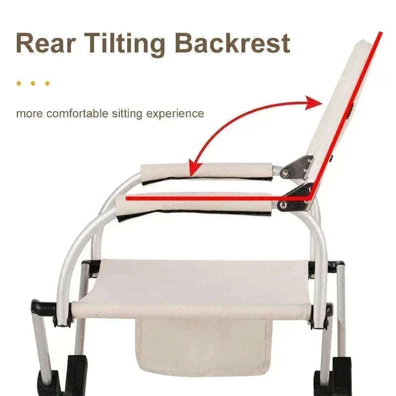 Foldable Director’s Chair for Camping, Beach and Fishing-Beige