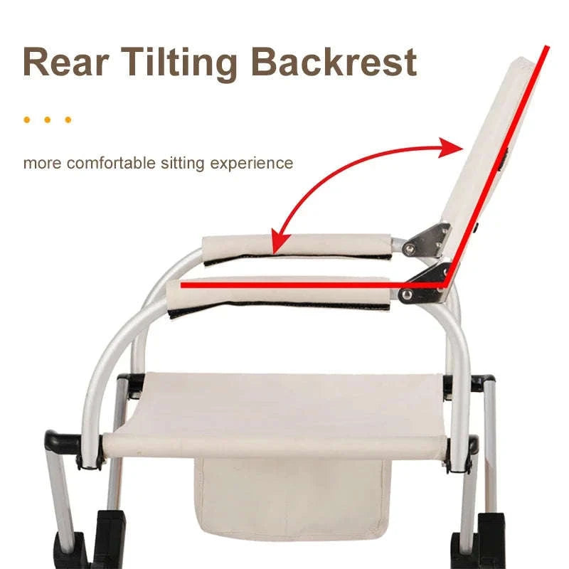 Foldable Director’s Chair for Camping, Beach and Fishing-Beige