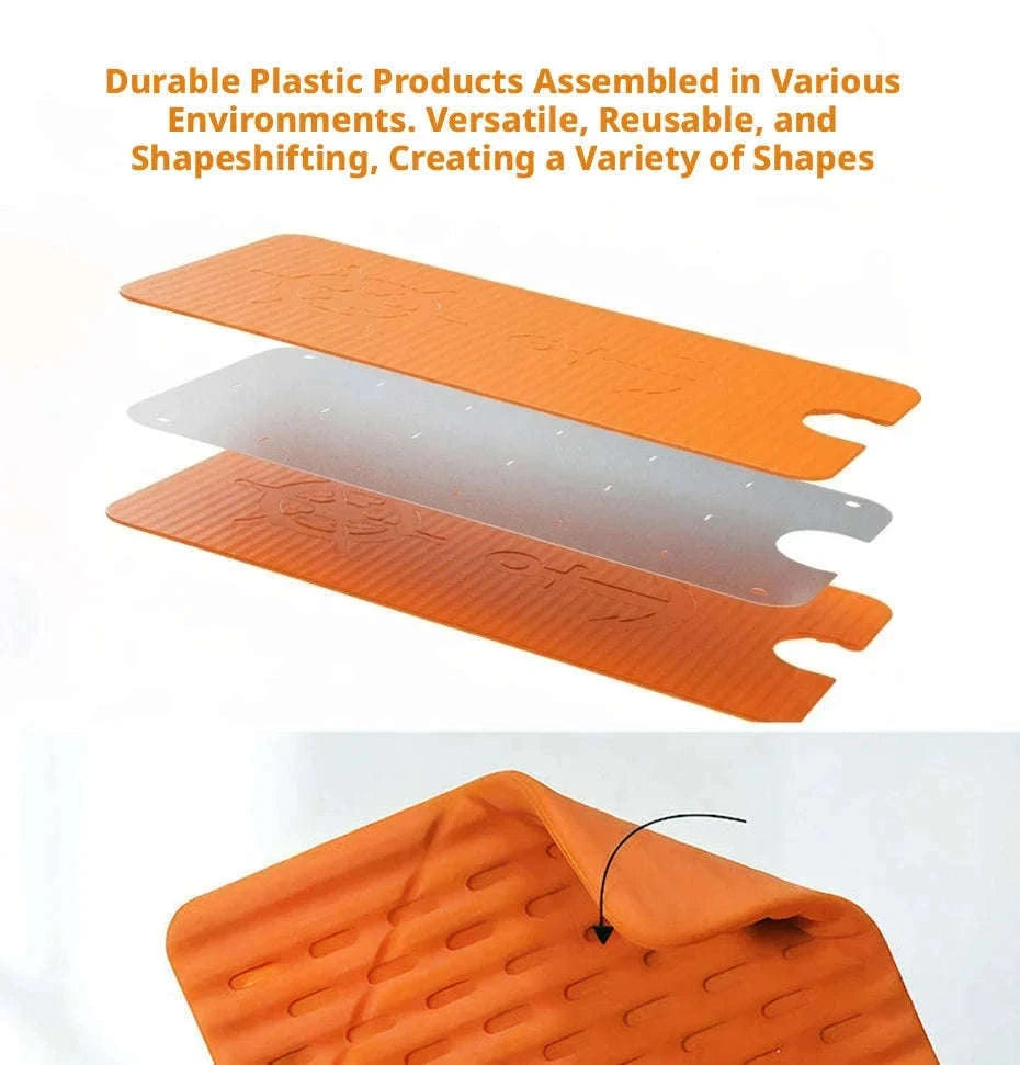 Foldable Flexible Silicone Phone Holder-Black