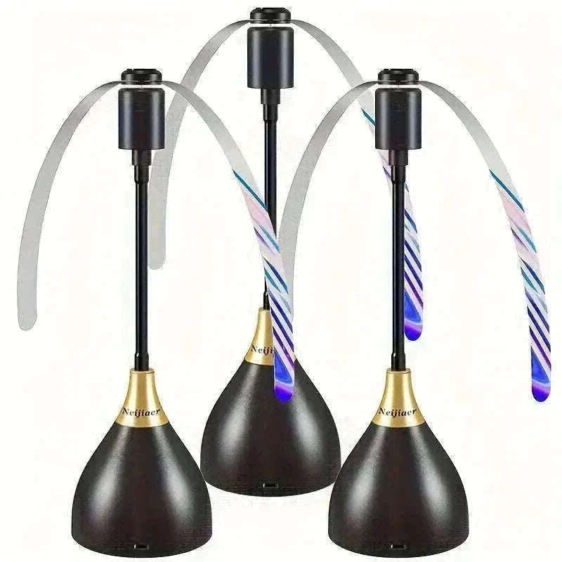 Foldable Fly Repellent Fan Set for Tables and Meals-B-2 Flowerpot