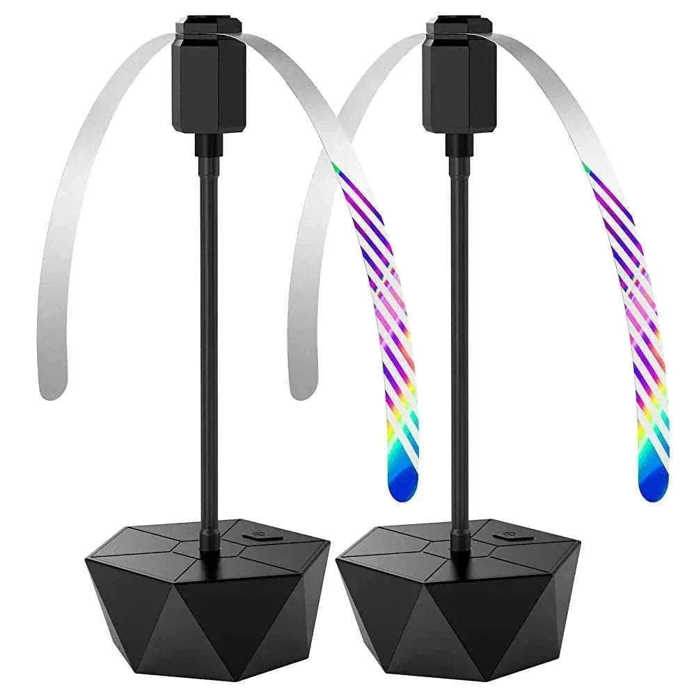 Foldable Fly Repellent Fan Set for Tables and Meals-B-2 Flowerpot