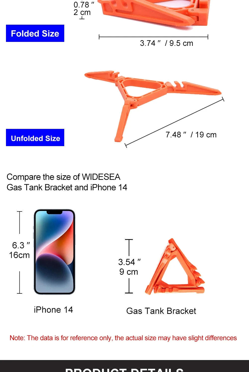 Foldable Gas Tank Bracket for Outdoor Stove Accessories-WSS-709-2