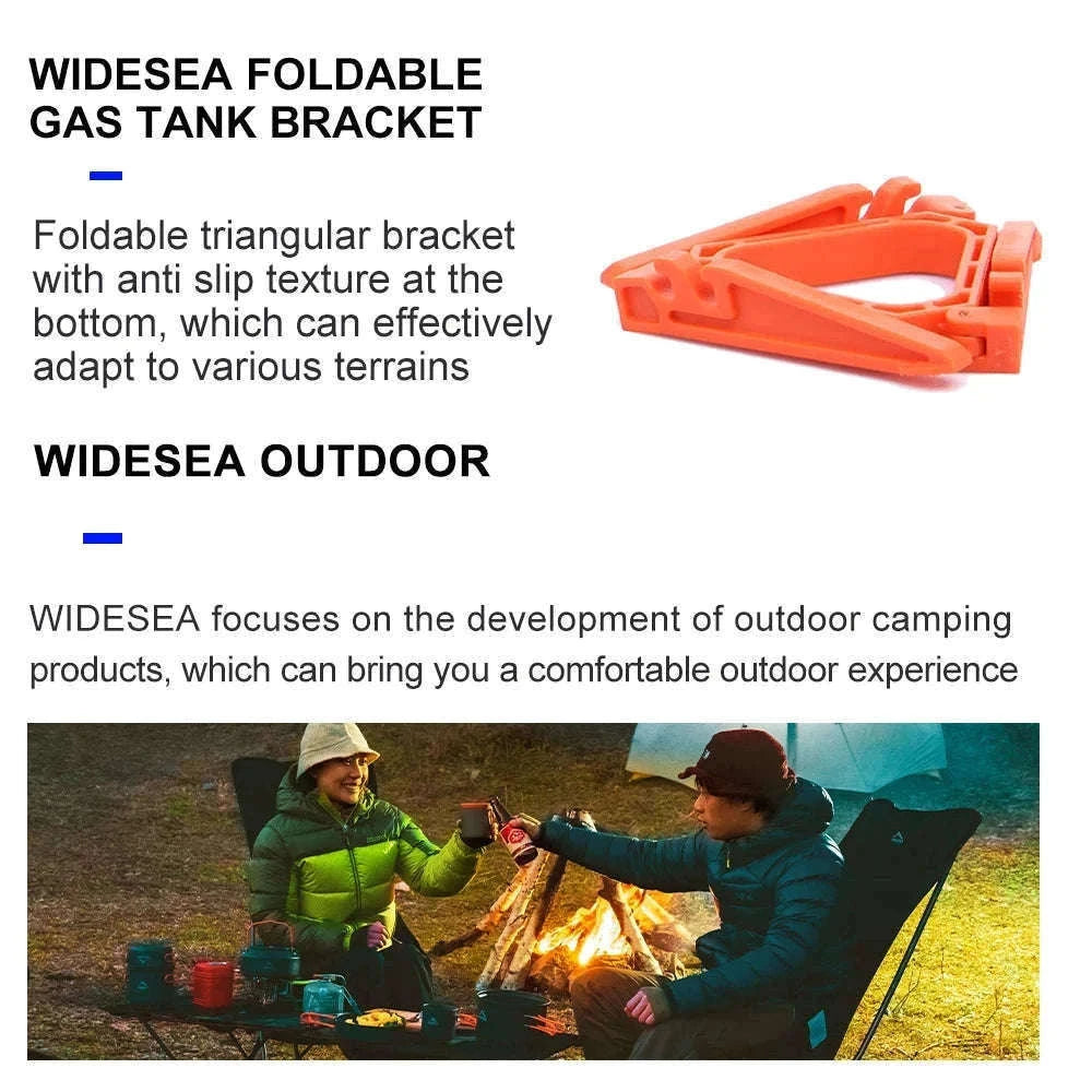Foldable Gas Tank Bracket for Outdoor Stove Accessories-WSS-709-2