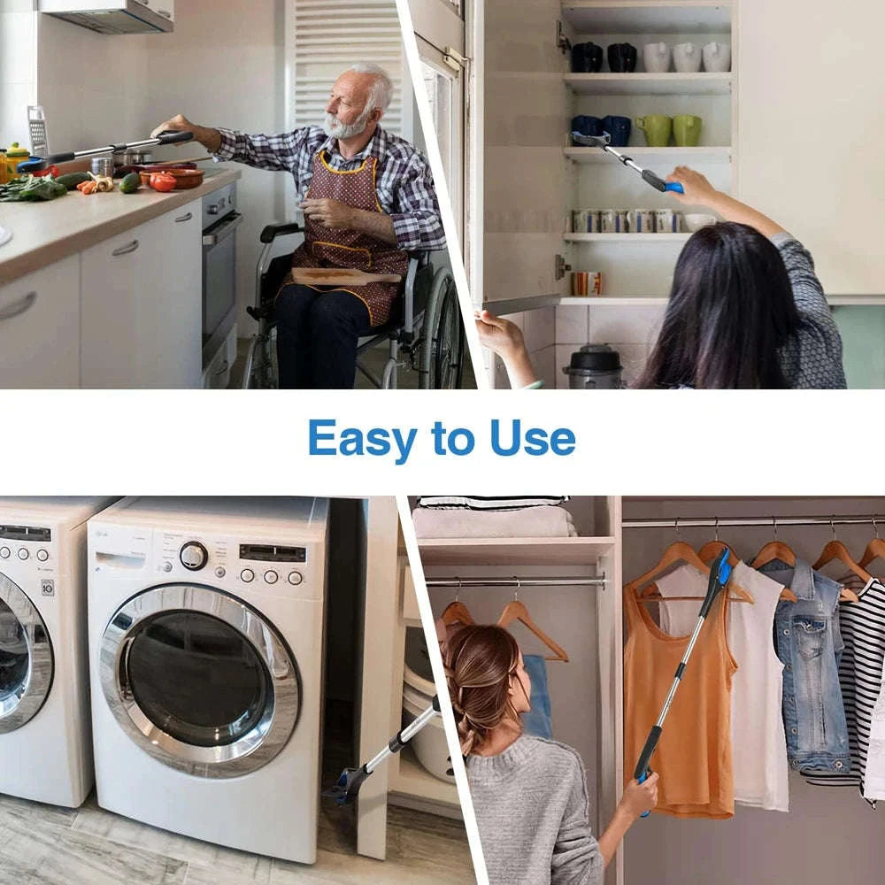 Foldable Gripper Extender Pickup Tool-1 pack blue