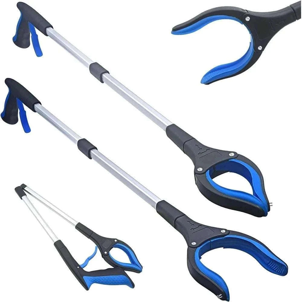 Foldable Gripper Extender Pickup Tool for Easy Reach-1 pack blue