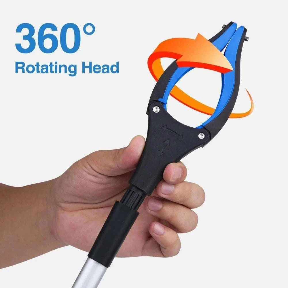 Foldable Gripper Extender Pickup Tool for Easy Reach-1 pack blue