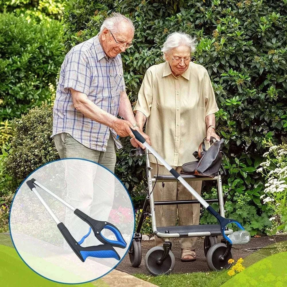 Foldable Gripper Extender Pickup Tool for Easy Reach-1 pack blue