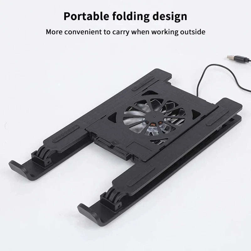 Foldable Laptop Cooling Stand with Fan-Default Title