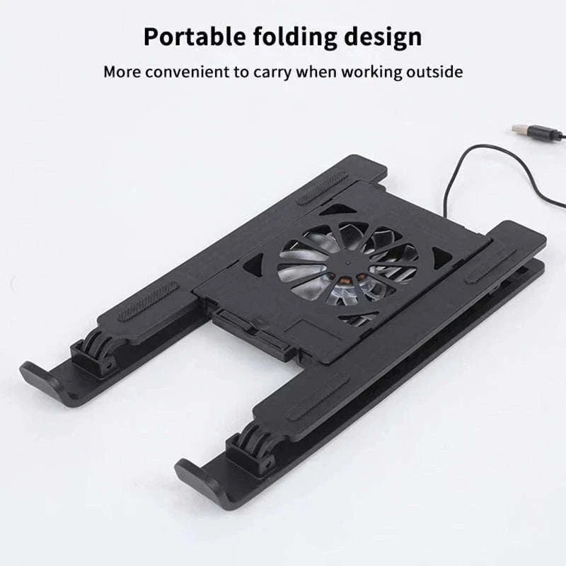 Foldable Laptop Cooling Stand with Fan-Default Title