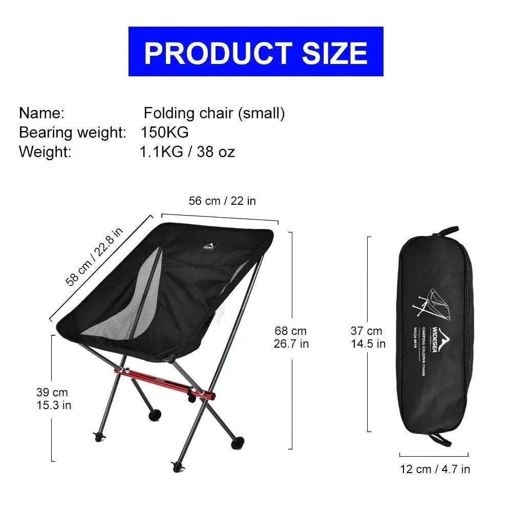 Foldable Outdoor Chair for Camping, Fishing, Beach and Picnic-WSCH-002B
