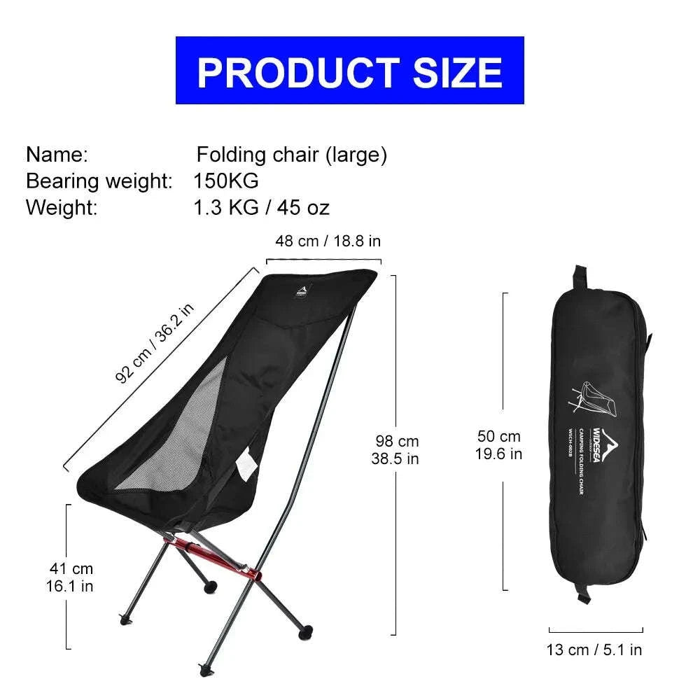 Foldable Outdoor Chair for Camping, Fishing, Beach and Picnic-WSCH-002B