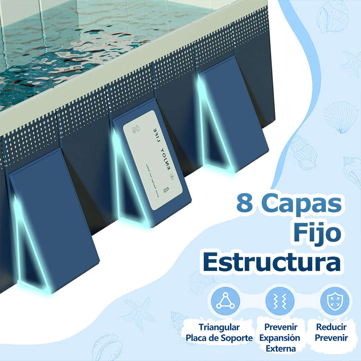 Foldable Outdoor Pool for Family Summer Water Fun-3m New3 / Germany