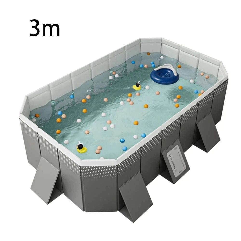 Foldable Outdoor Pool for Family Summer Water Fun-3m New3 / Germany
