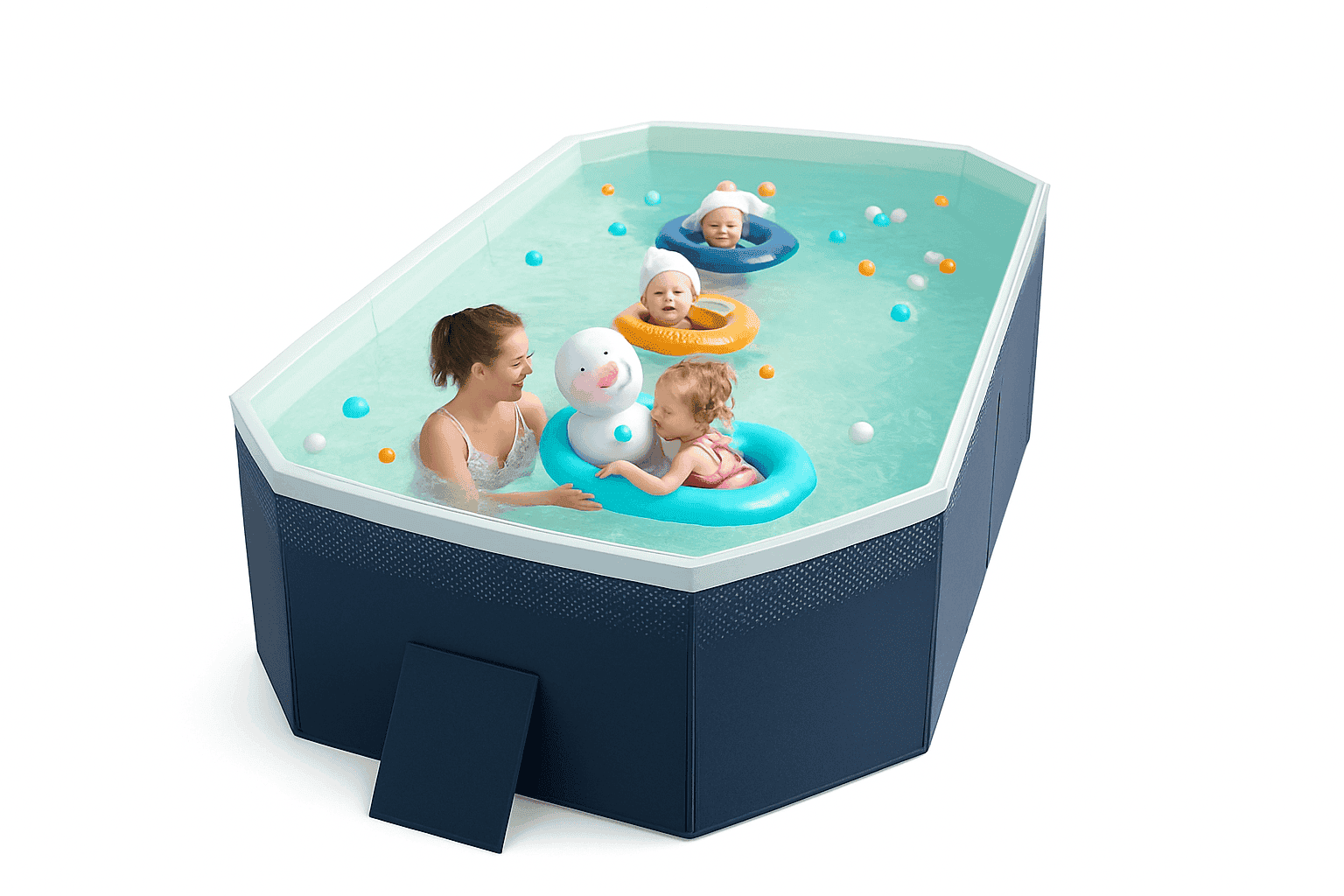 Foldable Outdoor Pool for Family Summer Water Fun-3m New3 / Germany