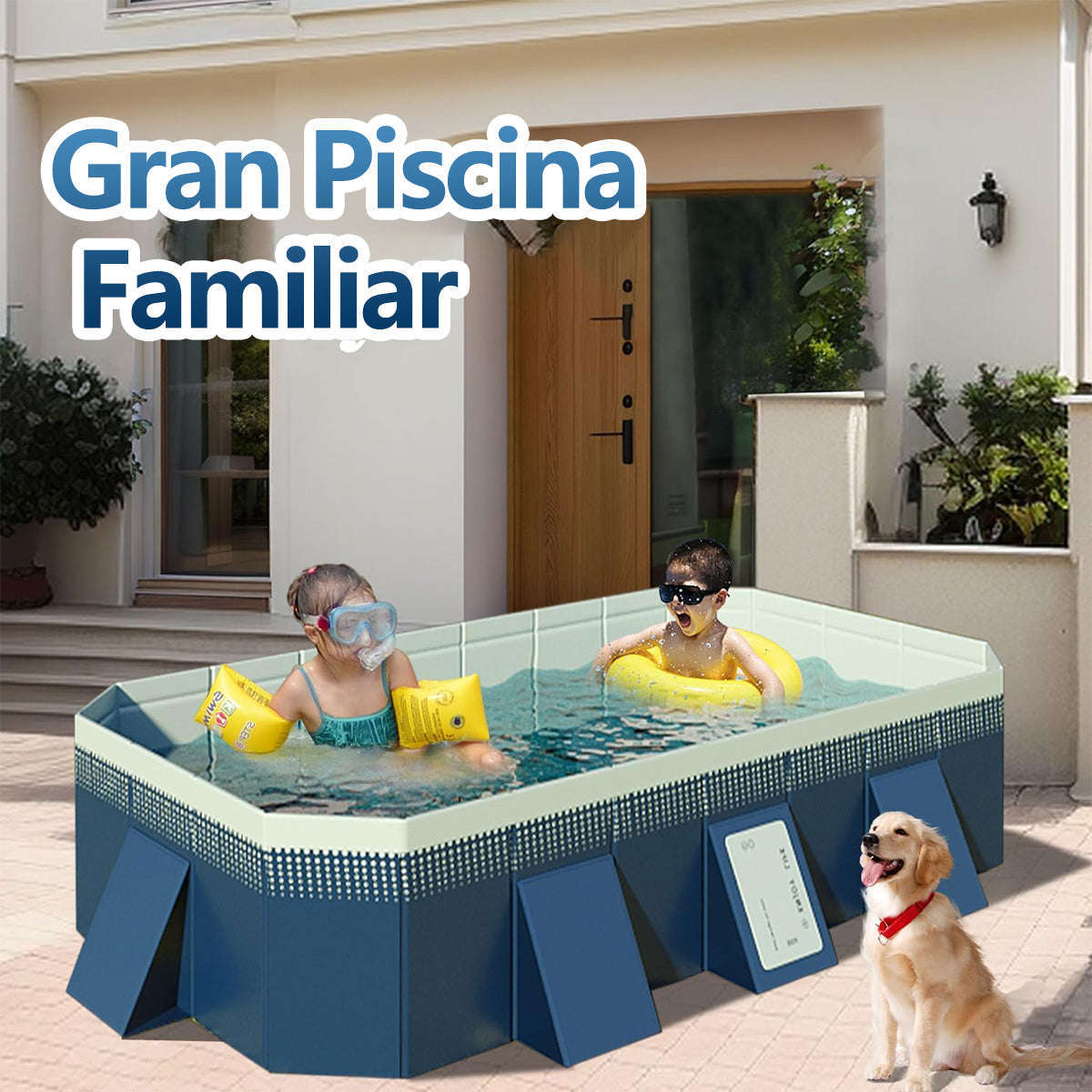 Foldable Outdoor Pool for Family Summer Water Fun-3m New3 / Germany