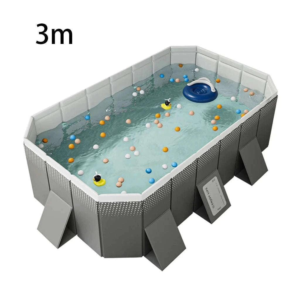 Foldable Outdoor Pool for Family Summer Water Fun-3m New3 / Germany