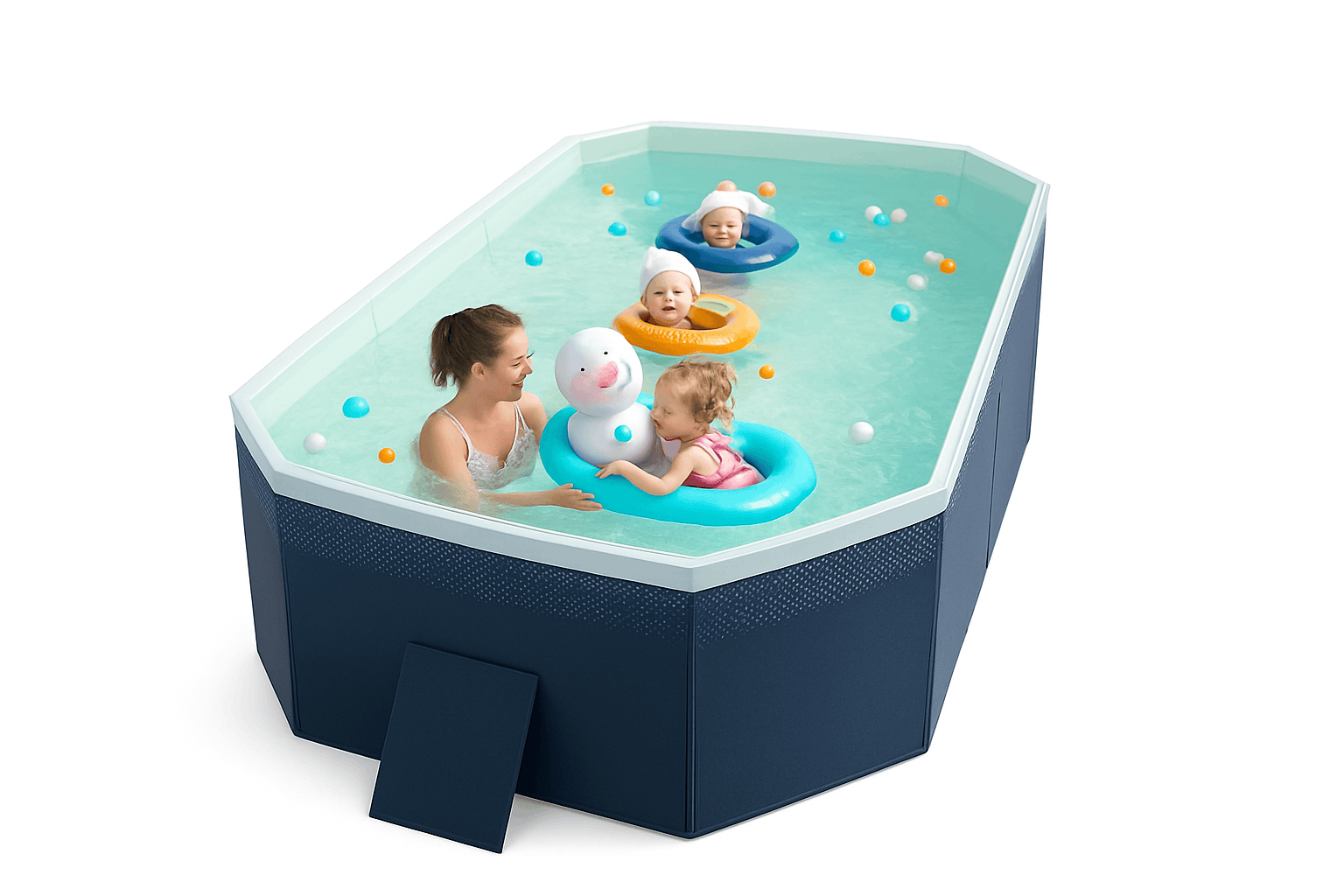 Foldable Outdoor Pool for Family Summer Water Fun-3m New3 / Germany