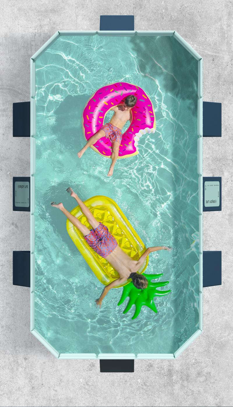 Foldable Outdoor Pool for Family Summer Water Fun-3m New3 / Germany