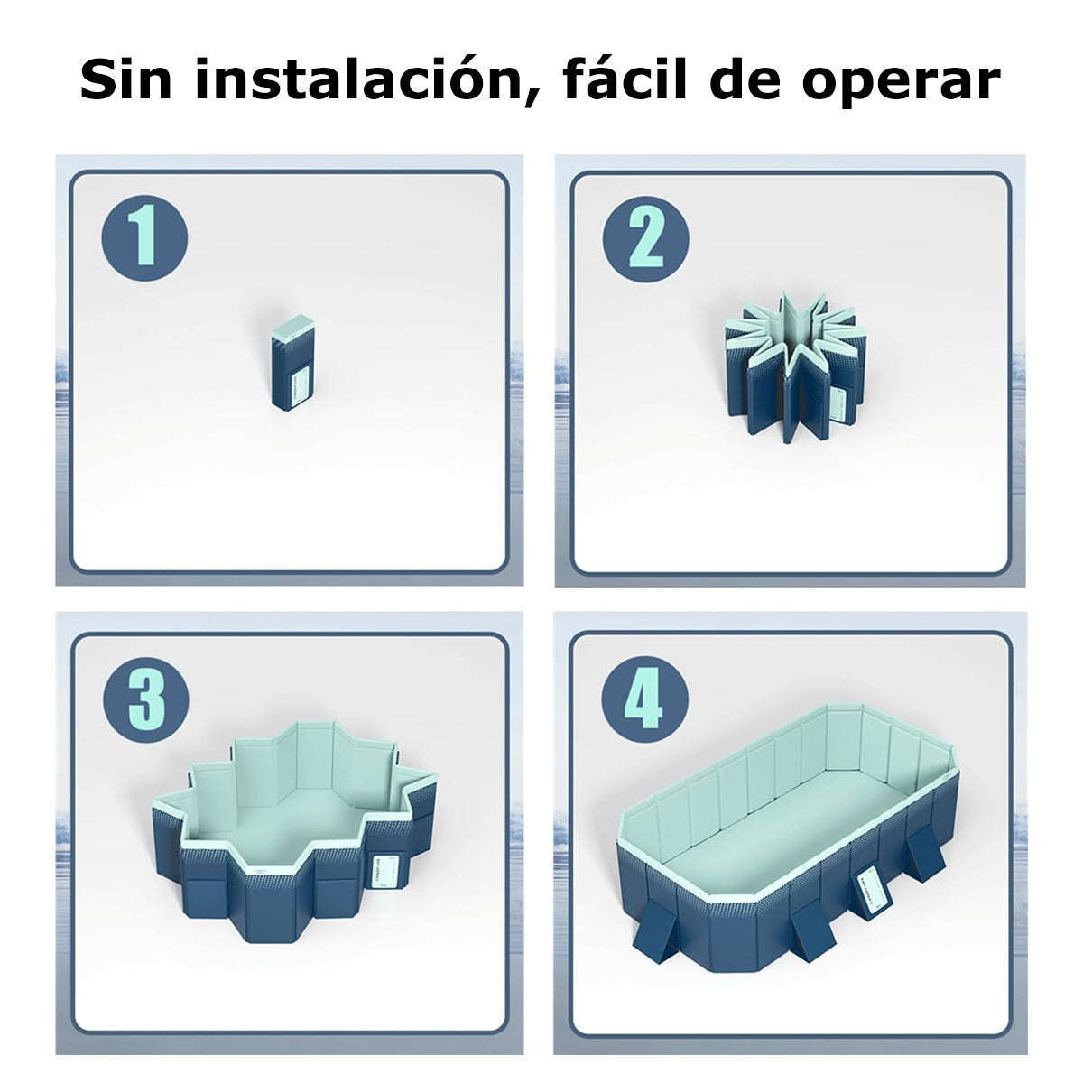 Foldable Outdoor Pool for Family Summer Water Fun-3m New3 / Germany