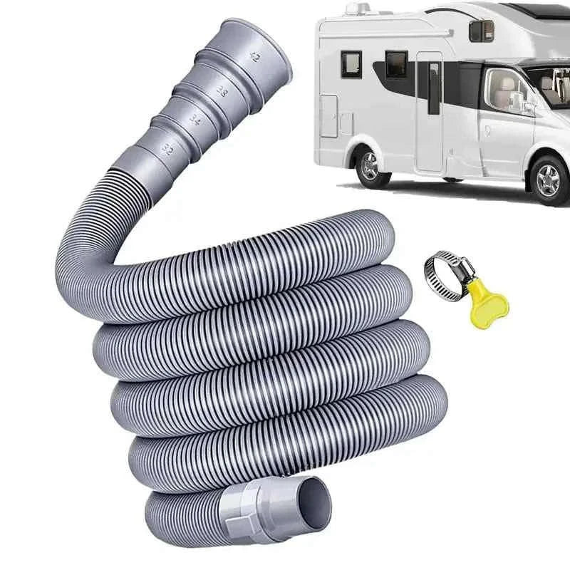 Foldable RV Sewer Hose 3m/5m Leakproof Kit-5 meters / China Mainland