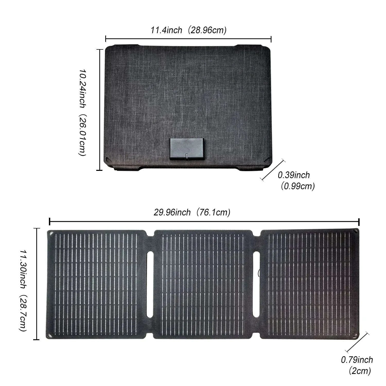 Foldable Solar Panel 35W/100W with USB and Type-C Charging-35w solar panel / Germany