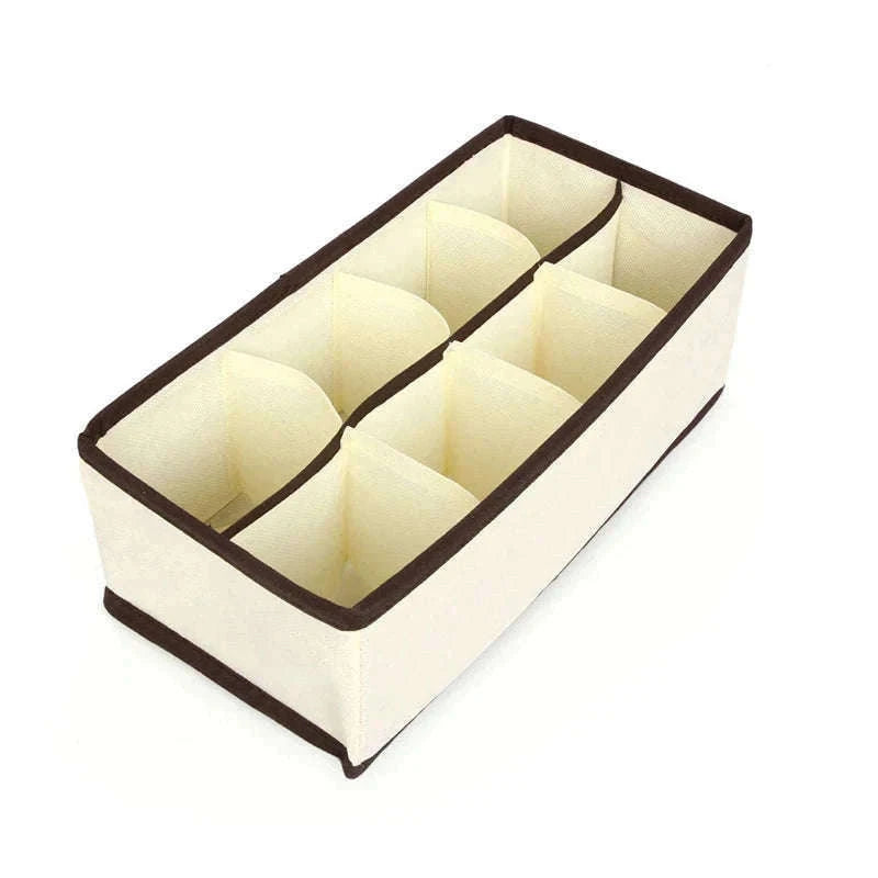 Foldable Underwear Organizer Storage Box for Neat Drawer Storage-Rose 4PCS