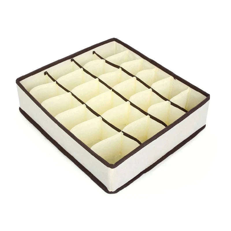 Foldable Underwear Organizer Storage Box for Neat Drawer Storage-Rose 4PCS