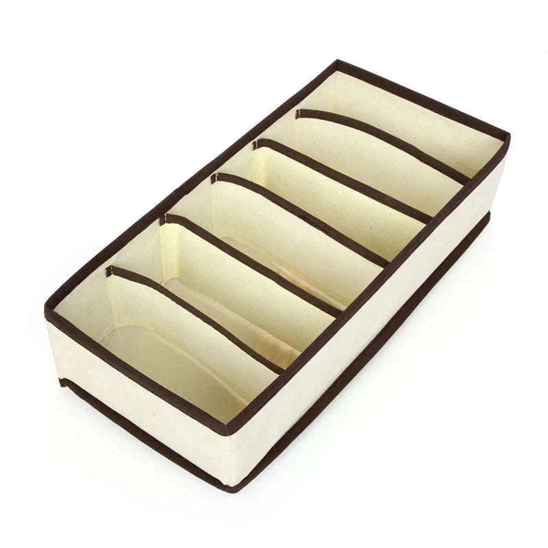 Foldable Underwear Organizer Storage Box for Neat Drawer Storage-Rose 4PCS