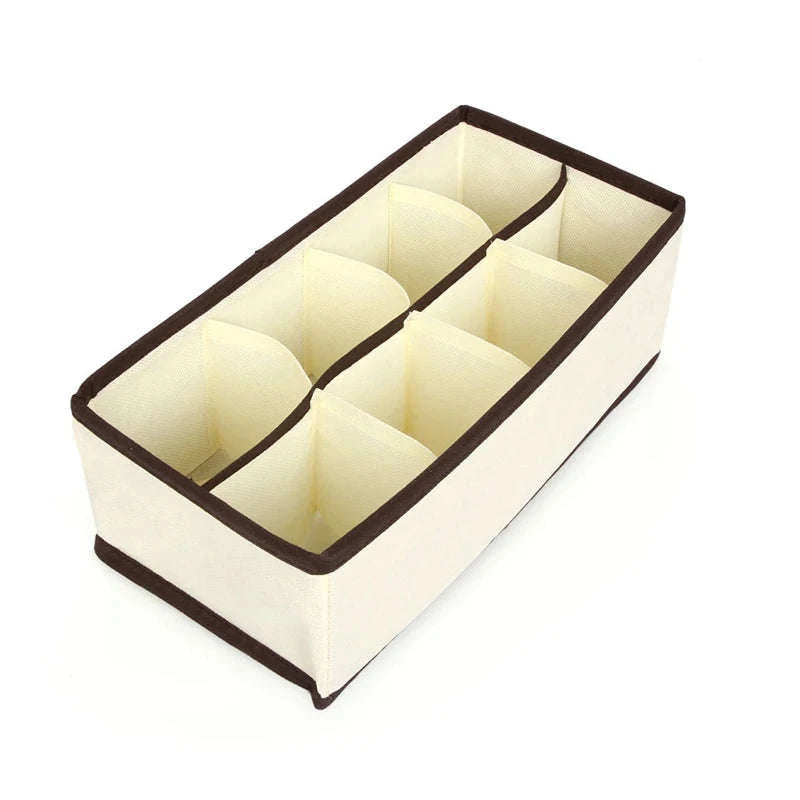 Foldable Underwear Organizer Storage Box-Rose 4PCS