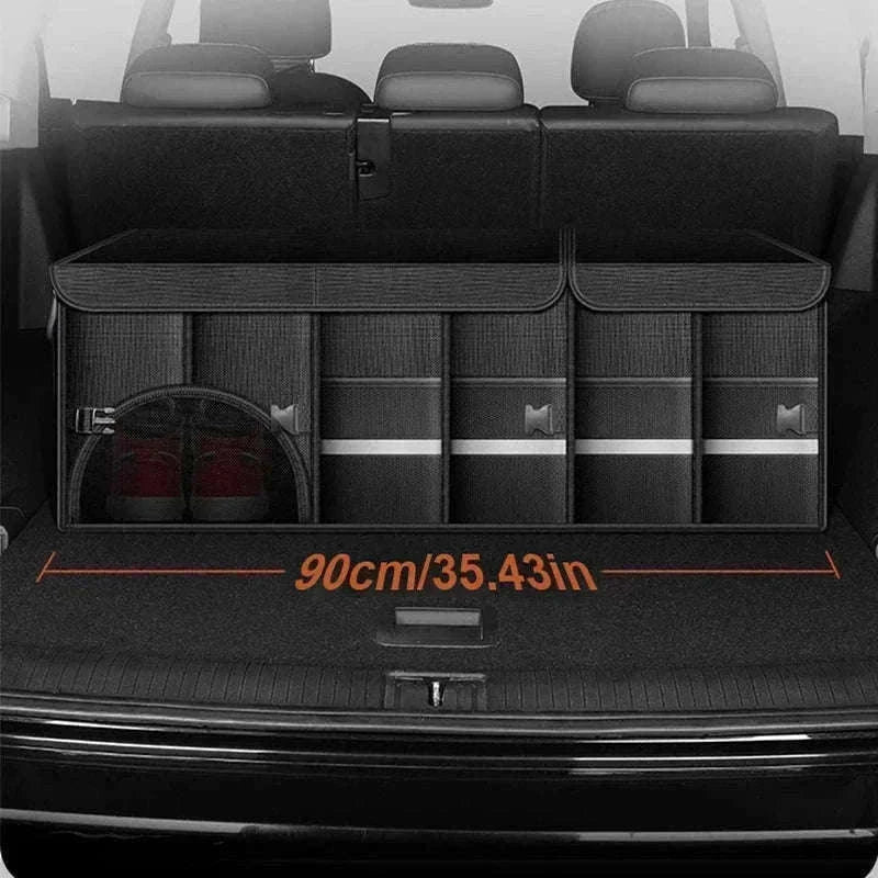 Foldable Waterproof Trunk Storage Box 110L Large Capacity Car Organizer-110L
