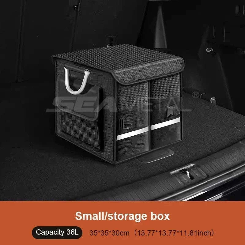 Foldable Waterproof Trunk Storage Box 110L Large Capacity Car Organizer-110L