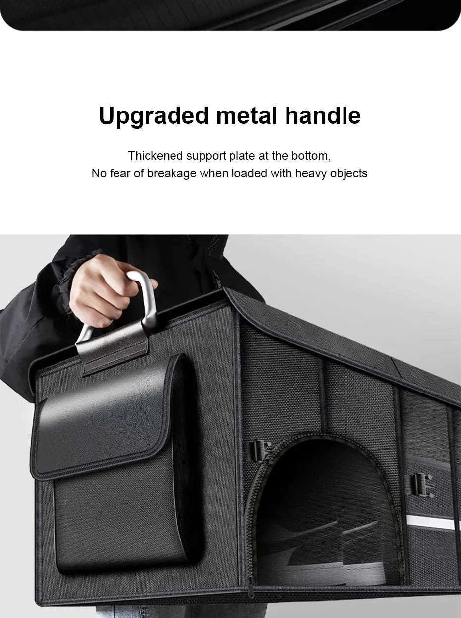 Foldable Waterproof Trunk Storage Box 110L Large-Capacity Car Organizer-72L